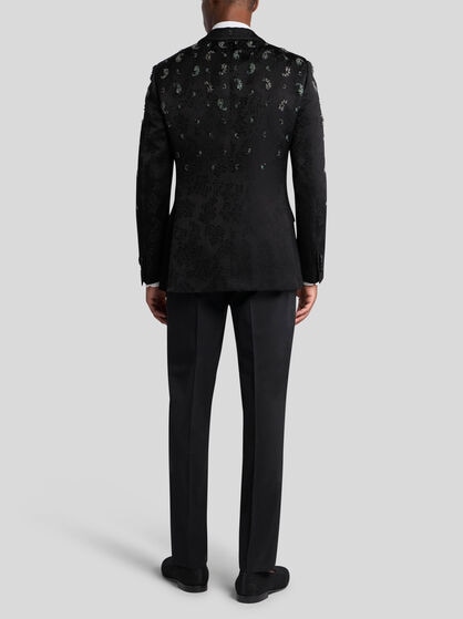 LINEN-BLEND EVENING JACKET