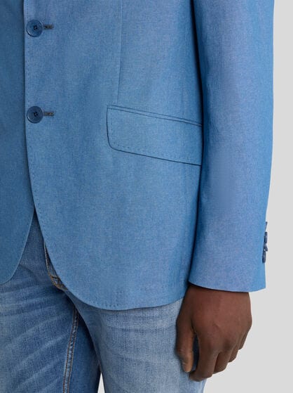 SINGLE-BREASTED COTTON SHACKET