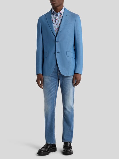 SINGLE-BREASTED COTTON SHACKET