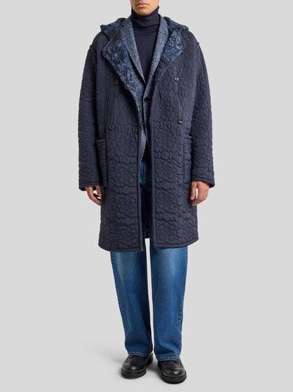 SINGLE-BREASTED WOOL JACQUARD BLAZER