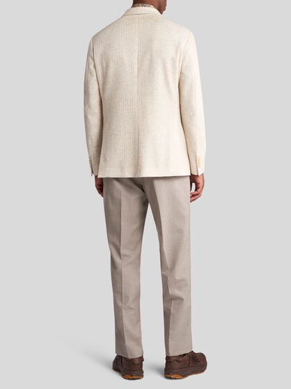 MICRO-PATTERNED JERSEY BLAZER