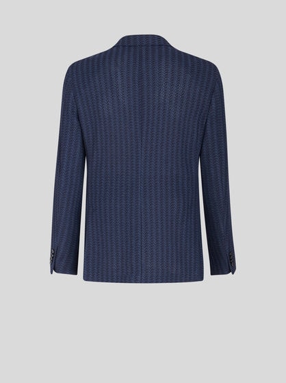 JACQUARD STRIPED BLAZER