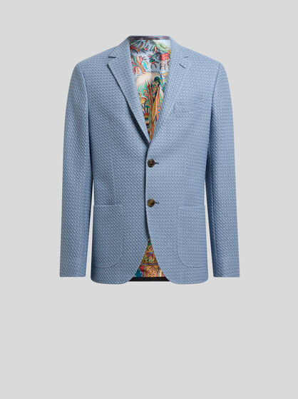 BLAZER AUS BAUMWOLLJERSEY