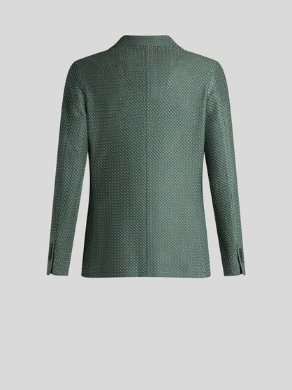 COTTON JERSEY BLAZER
