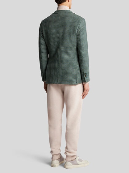 COTTON JERSEY BLAZER