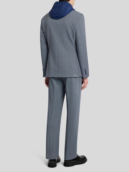 COTTON BLAZER WITH REMOVABLE BIB