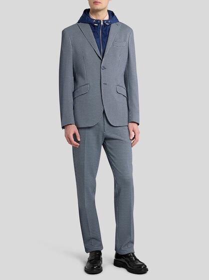 COTTON BLAZER WITH REMOVABLE BIB