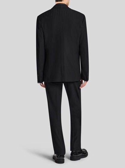 SINGLE-BREASTED JACKET WITH SHAWL LAPELS