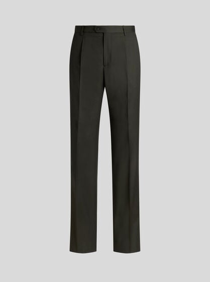 COOL WOOL TROUSERS WITH CREASE DETAIL