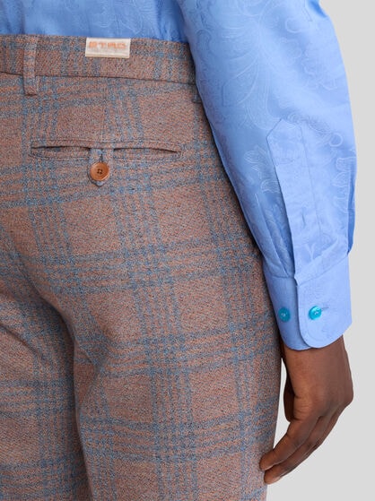 CHECK TROUSERS