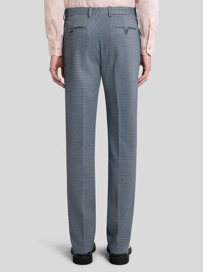 MINI CHECK TAILORED TROUSERS