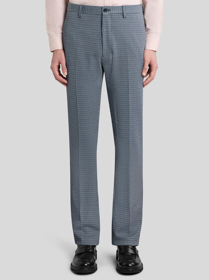 MINI CHECK TAILORED TROUSERS