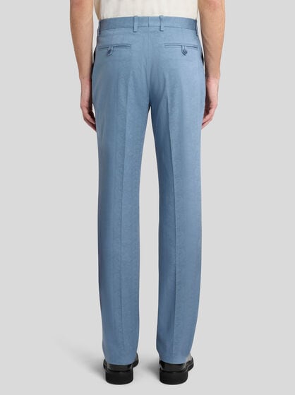 ALL-OVER PAISLEY JACQUARD TROUSERS