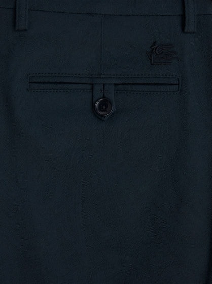 PAISLEY JACQUARD TROUSERS