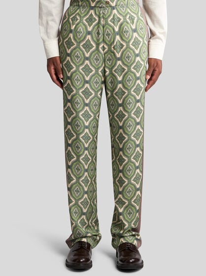 PYJAMA-STYLE TROUSERS