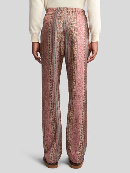 SILK PYJAMA-STYLE TROUSERS