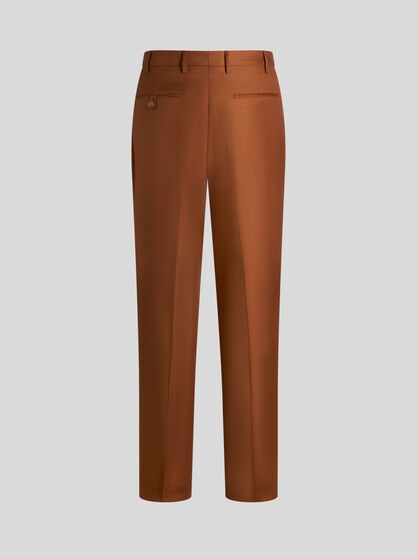 WOOL TROUSERS WITH PLEATS