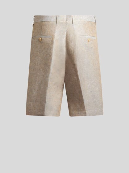 ROMA LINEN BERMUDA SHORTS