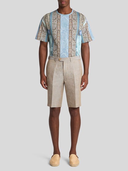 ROMA LINEN BERMUDA SHORTS