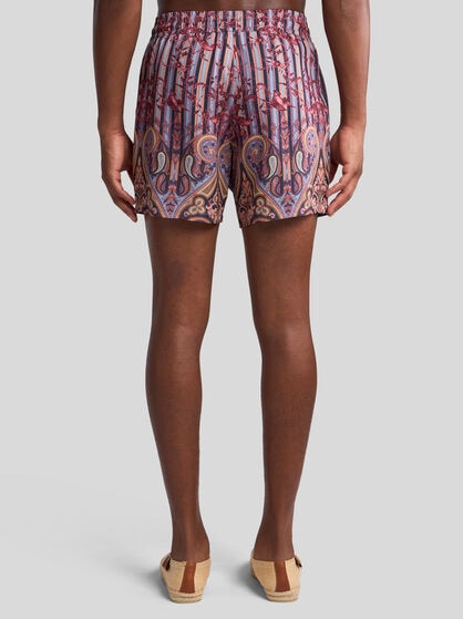BIRD-PRINT SHORTS