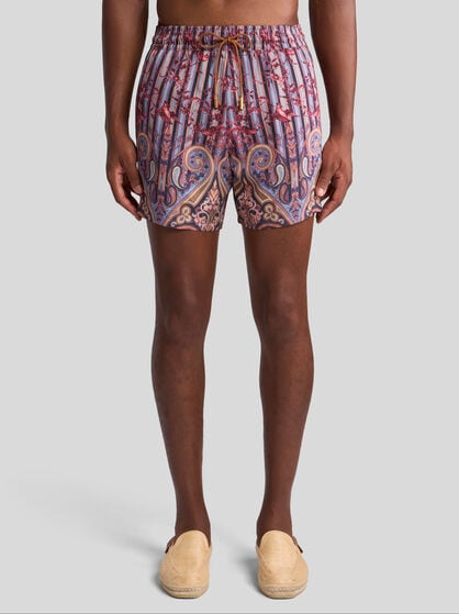 BIRD-PRINT SHORTS