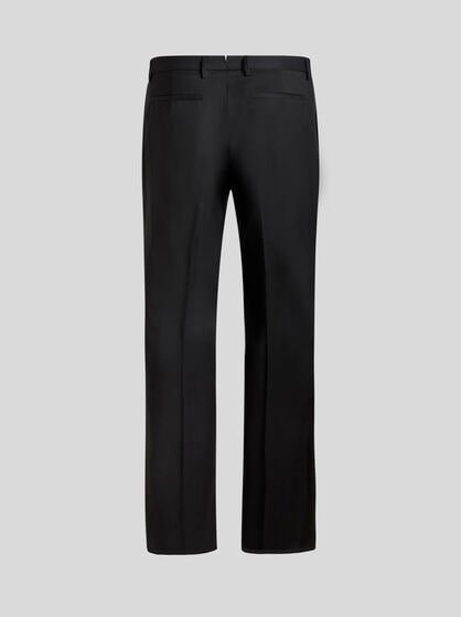 EVENING TROUSERS WITH SIDE BAND DETAIL