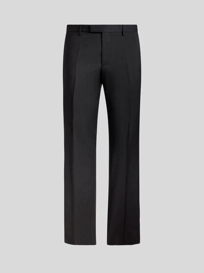 EVENING TROUSERS WITH SIDE BAND DETAIL