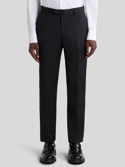 EVENING TROUSERS WITH SIDE BAND DETAIL