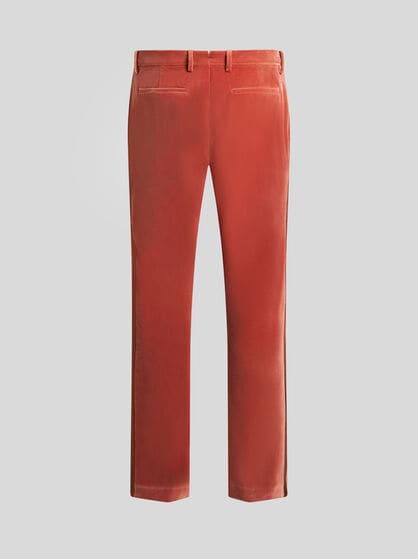 EVENING TROUSERS WITH SIDE BAND DETAIL
