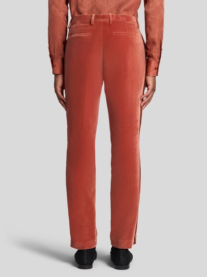 EVENING TROUSERS WITH SIDE BAND DETAIL