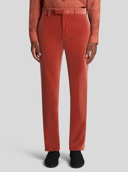 EVENING TROUSERS WITH SIDE BAND DETAIL