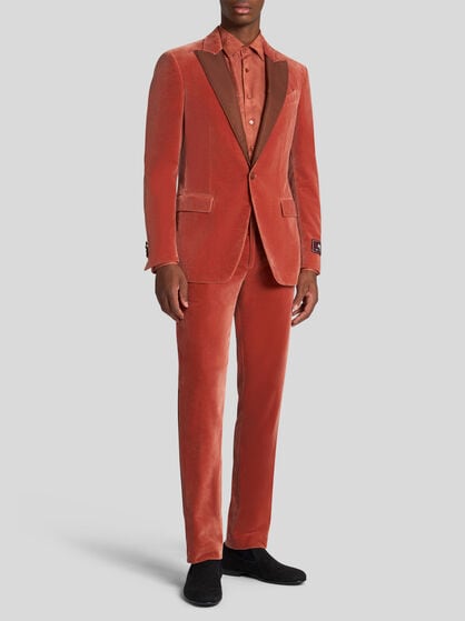 EVENING TROUSERS WITH SIDE BAND DETAIL