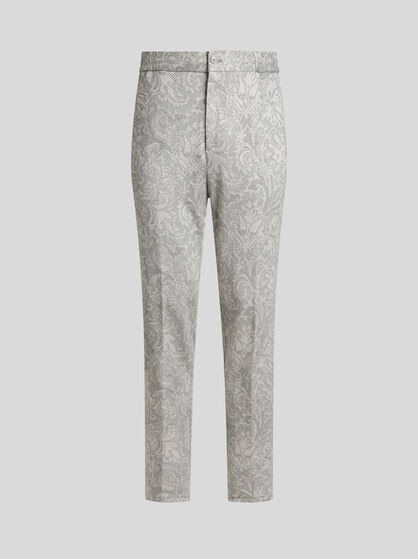 ジャカード ジョギングパンツ