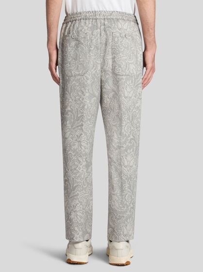 ジャカード ジョギングパンツ