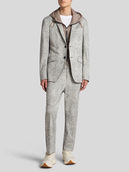 ジャカード ジョギングパンツ