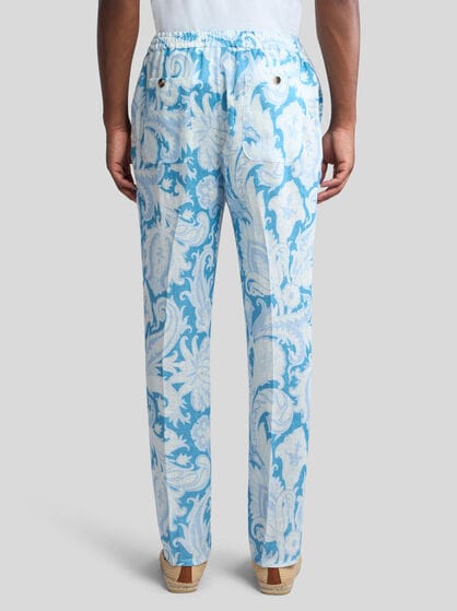 LINEN JOGGING TROUSERS