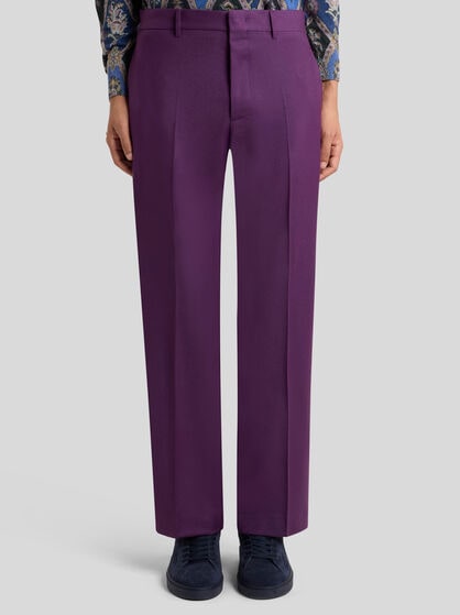 TAILORED WOOL TROUSERS