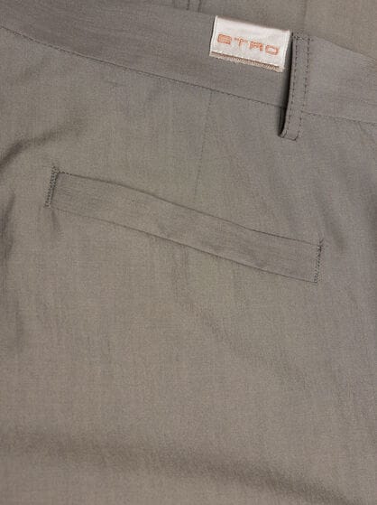 WOOL-BLEND CARGO TROUSERS