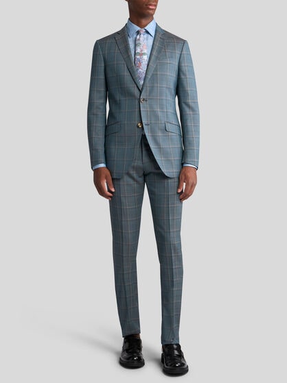 CHECKED WOOL SUIT