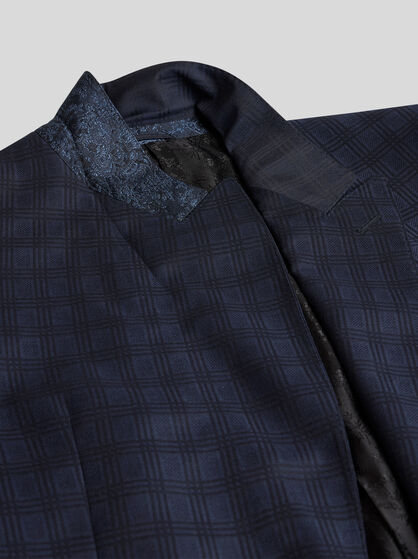 CHECK WOOL SUIT
