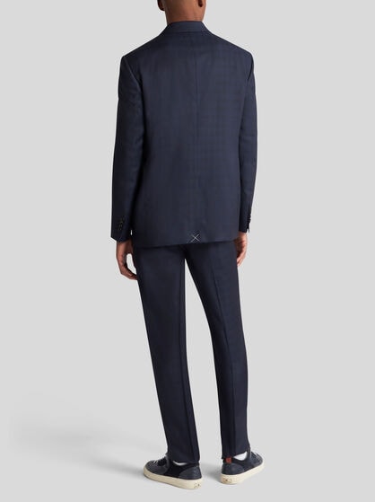 CHECK WOOL SUIT