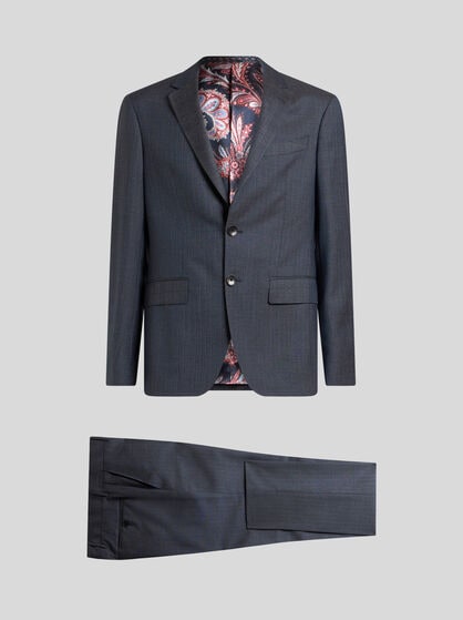 STRIPED WOOL SUIT