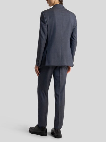 STRIPED WOOL SUIT