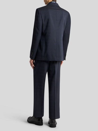 WOOL JACQUARD BLAZER