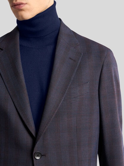 CHECK WOOL-BLEND SUIT
