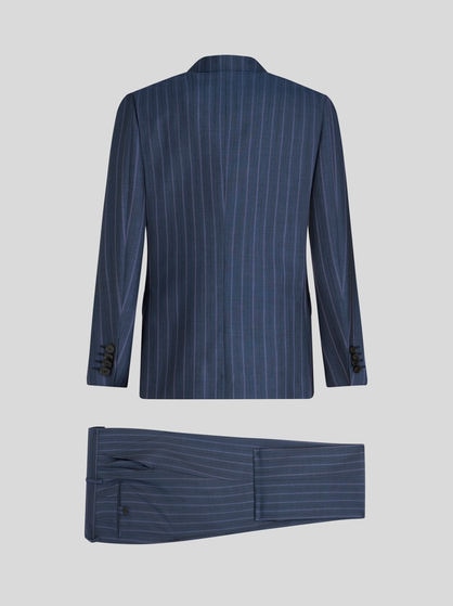 ストライプ ウールジャカード スーツ