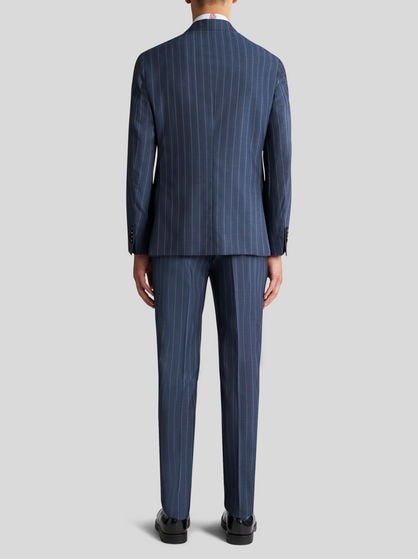 ストライプ ウールジャカード スーツ