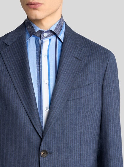 PINSTRIPED WOOL SUIT