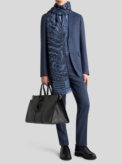 PINSTRIPED WOOL SUIT