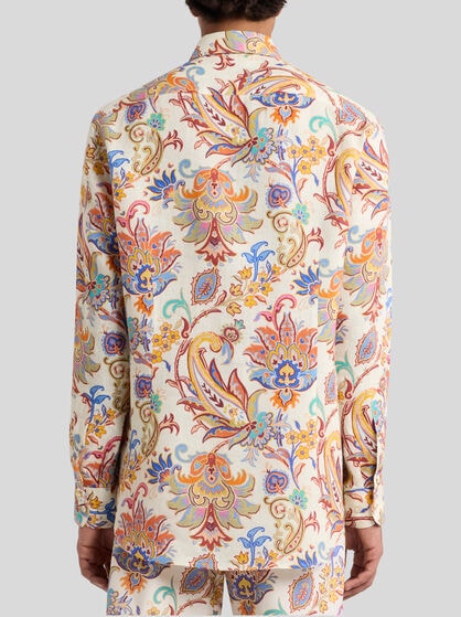 PRINTED LINEN SHIRT